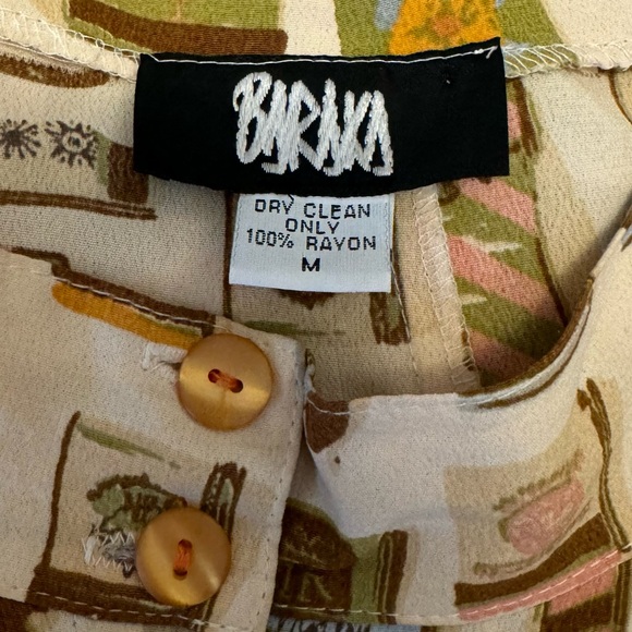 Vintage Baraka Matchbox Graphic Colorful Print High Waisted Shorts - Picture 3 of 7